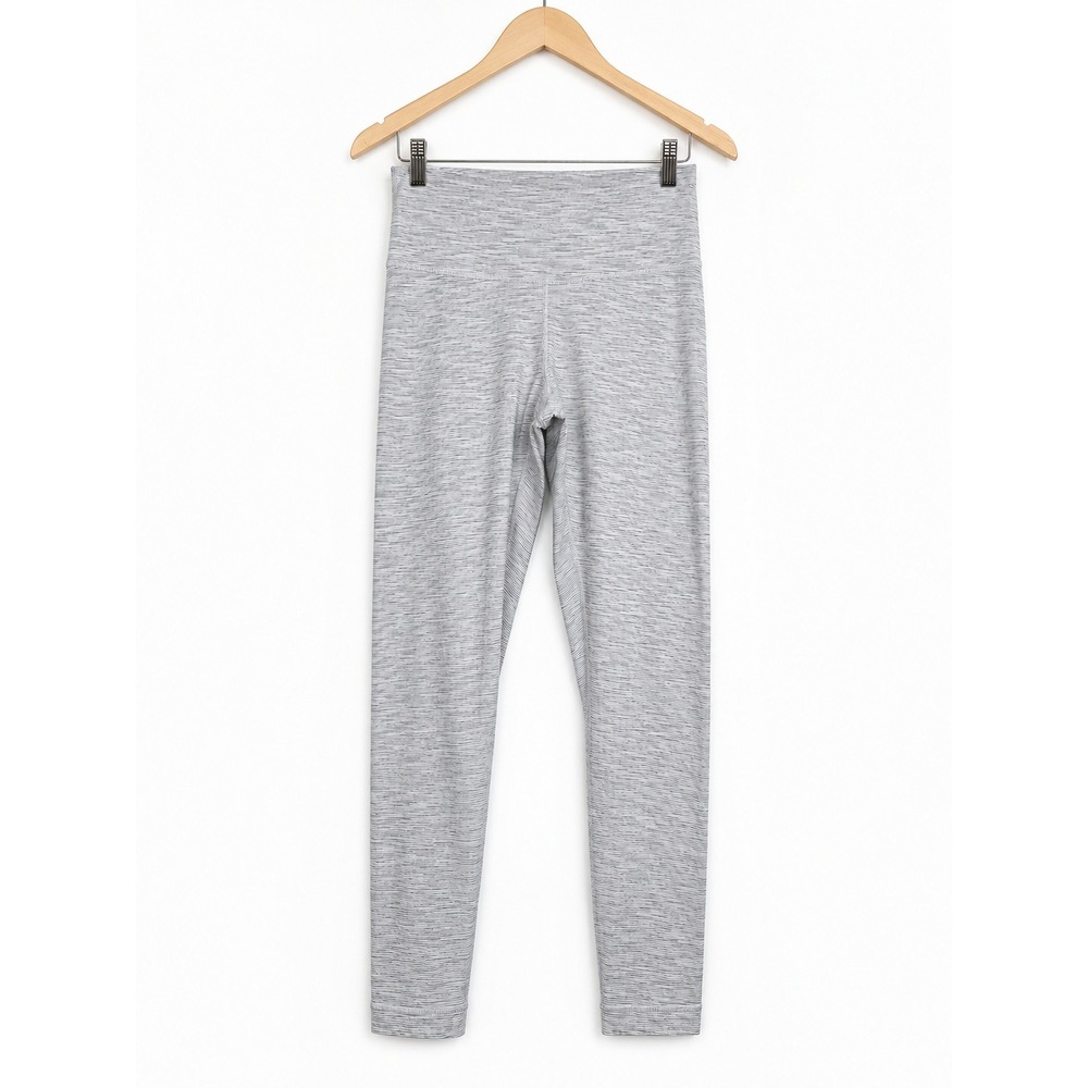 Athleta Gray Space Dye High Rise Leggings Womens Yoga Workout Pants Full Length